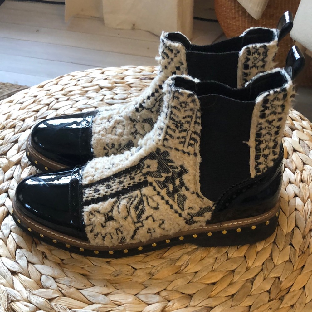 Free People’s “Textile Atlas Chelsea Boots”